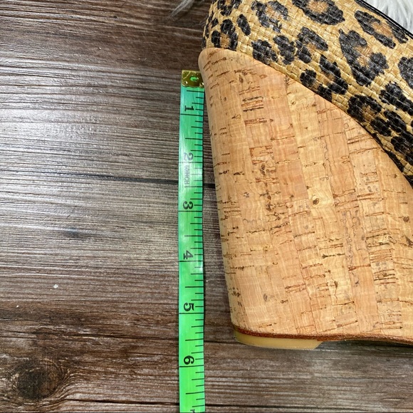 Stuart Weitzman Corkswoon Leopard Wedges - Picture 7 of 7